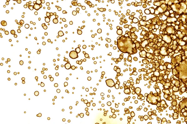 Coffee Stain Texture Abstract Spots Psychological Pictures Abstract Bubbles — Stock Photo, Image