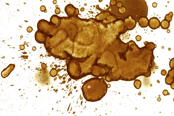 Coffee Stain Texture Abstract Spots Psychological Pictures Abstract Bubbles — Stock Photo, Image