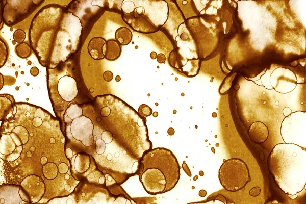 Kahve lekesi dokusu. Soyut noktalar. Psikolojik resimler. Soyut baloncuklar.