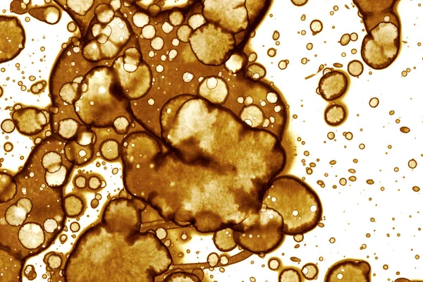 Kaffeeflecktextur Vorhanden Abstrakte Flecken Psychologische Bilder Abstrakte Blasen — Stockfoto
