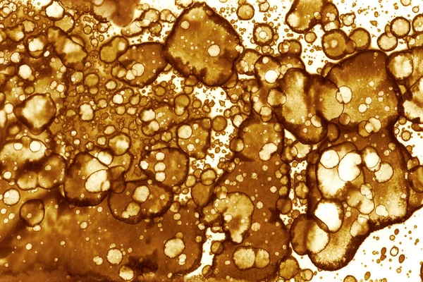 Kahve lekesi dokusu. Soyut noktalar. Psikolojik resimler. Soyut baloncuklar.