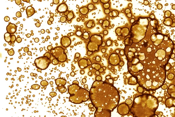 Kahve lekesi dokusu. Soyut noktalar. Psikolojik resimler. Soyut baloncuklar.