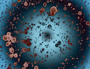 Soyut sanat. Renkli doku ve arka plan. Mürekkep alkolü. Yeni ortam