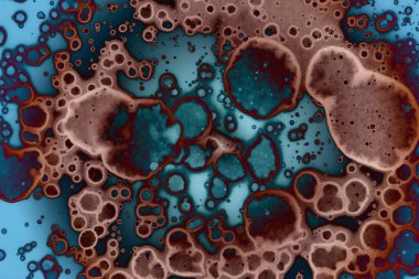 Soyut sanat. Renkli doku ve arka plan. Mürekkep alkolü. Yeni ortam