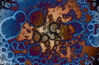 Soyut sanat. Renkli doku ve arka plan. Mürekkep alkolü. Yeni ortam