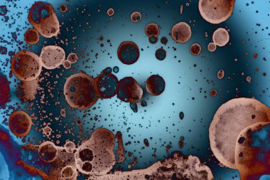 Soyut sanat. Renkli doku ve arka plan. Mürekkep alkolü. Yeni ortam