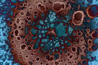 Soyut sanat. Renkli doku ve arka plan. Mürekkep alkolü. Yeni ortam