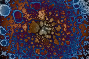 Soyut sanat. Renkli doku ve arka plan. Mürekkep alkolü. Yeni ortam