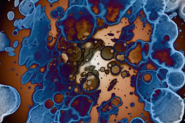 Soyut sanat. Renkli doku ve arka plan. Mürekkep alkolü. Yeni ortam