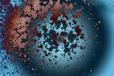 Soyut sanat. Renkli doku ve arka plan. Mürekkep alkolü. Yeni ortam