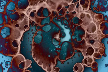 Soyut sanat. Renkli doku ve arka plan. Mürekkep alkolü. Yeni ortam