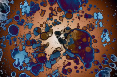 Soyut sanat. Renkli doku ve arka plan. Mürekkep alkolü. Yeni ortam