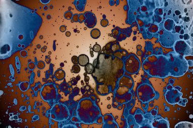 Soyut sanat. Renkli doku ve arka plan. Mürekkep alkolü. Yeni ortam