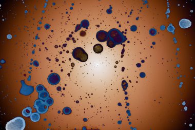 Soyut sanat. Renkli doku ve arka plan. Mürekkep alkolü. Yeni ortam