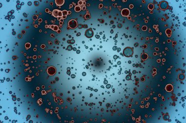 Soyut sanat. Renkli doku ve arka plan. Mürekkep alkolü. Yeni ortam