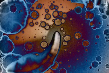 Soyut sanat. Renkli doku ve arka plan. Mürekkep alkolü. Yeni ortam