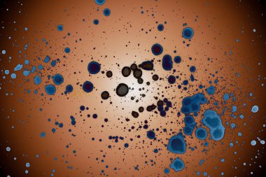 Soyut sanat. Renkli doku ve arka plan. Mürekkep alkolü. Yeni ortam