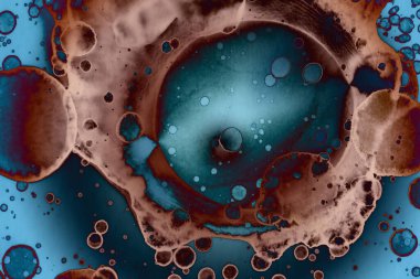 Soyut sanat. Renkli doku ve arka plan. Mürekkep alkolü. Yeni ortam