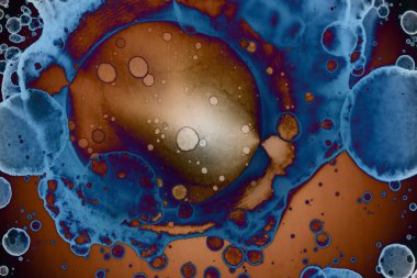 Soyut sanat. Renkli doku ve arka plan. Mürekkep alkolü. Yeni ortam