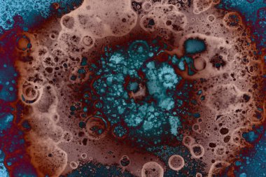 Soyut sanat. Renkli doku ve arka plan. Mürekkep alkolü. Yeni ortam