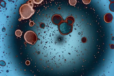 Soyut sanat. Renkli doku ve arka plan. Mürekkep alkolü. Yeni ortam