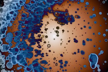 Soyut sanat. Renkli doku ve arka plan. Mürekkep alkolü. Yeni ortam