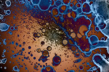 Soyut sanat. Renkli doku ve arka plan. Mürekkep alkolü. Yeni ortam