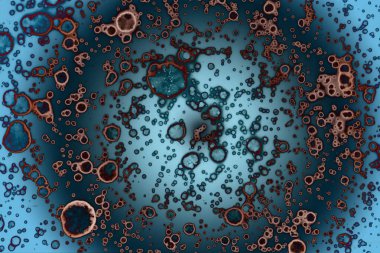 Soyut sanat. Renkli doku ve arka plan. Mürekkep alkolü. Yeni ortam