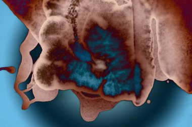 Soyut sanat. Renkli doku ve arka plan. Mürekkep alkolü. Yeni ortam