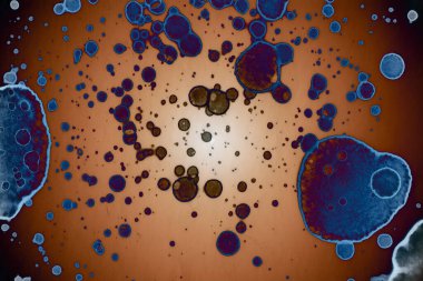 Soyut sanat. Renkli doku ve arka plan. Mürekkep alkolü. Yeni ortam