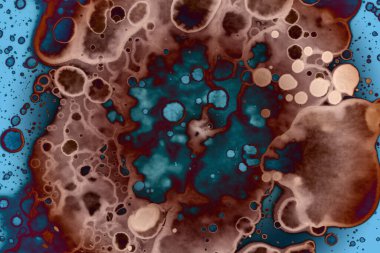 Soyut sanat. Renkli doku ve arka plan. Mürekkep alkolü. Yeni ortam