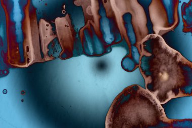 Soyut sanat. Renkli doku ve arka plan. Mürekkep alkolü. Yeni ortam