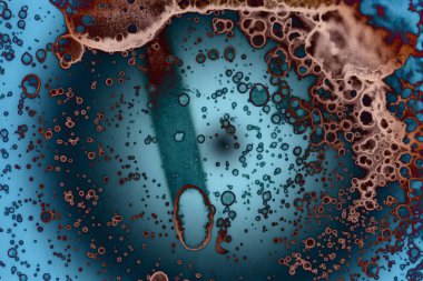 Soyut sanat. Renkli doku ve arka plan. Mürekkep alkolü. Yeni ortam