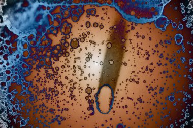 Soyut sanat. Renkli doku ve arka plan. Mürekkep alkolü. Yeni ortam