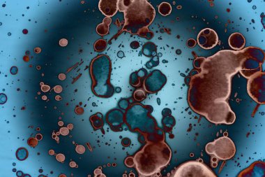 Soyut sanat. Renkli doku ve arka plan. Mürekkep alkolü. Yeni ortam