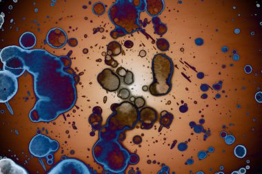 Soyut sanat. Renkli doku ve arka plan. Mürekkep alkolü. Yeni ortam