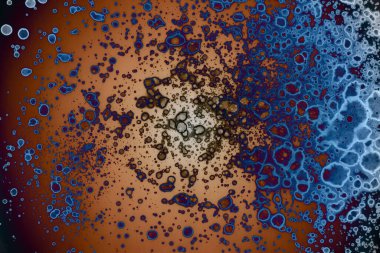 Soyut sanat. Renkli doku ve arka plan. Mürekkep alkolü. Yeni ortam