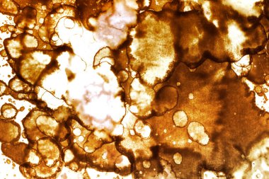 Kahve lekesi dokusu. Soyut noktalar. Psikolojik resimler. Soyut baloncuklar.