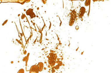 Kahve lekesi dokusu. Soyut noktalar. Psikolojik resimler. Soyut baloncuklar.