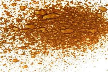 Kahve lekesi dokusu. Soyut noktalar. Psikolojik resimler. Soyut baloncuklar.