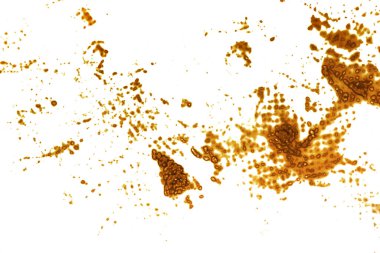 Kahve lekesi dokusu. Soyut noktalar. Psikolojik resimler. Soyut baloncuklar.