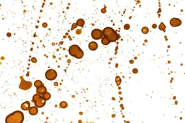 Coffee stain texture. Abstract spots. Psychological pictures. Abstract bubbles.