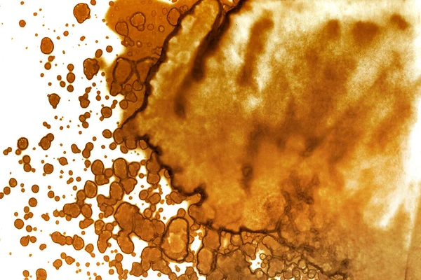 Coffee stain texture. Abstract spots. Psychological pictures. Abstract bubbles.