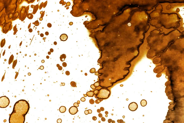 Coffee stain texture. Abstract spots. Psychological pictures. Abstract bubbles.