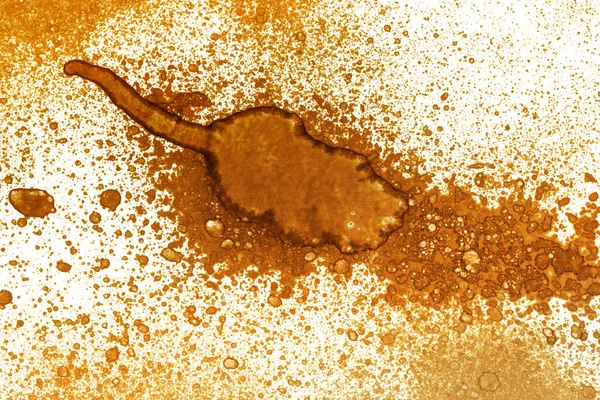 Coffee stain texture. Abstract spots. Psychological pictures. Abstract bubbles.