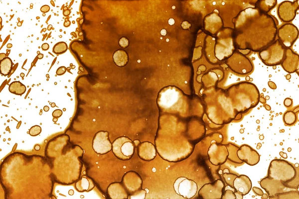 Coffee Stain Texture Abstract Spots Psychological Pictures Abstract Bubbles — Stock Photo, Image