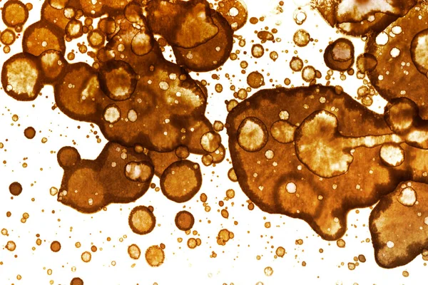 Kávéfolt Textúra Absztrakt Foltok Pszichológiai Képek Absztrakt Buborékok — Stock Fotó