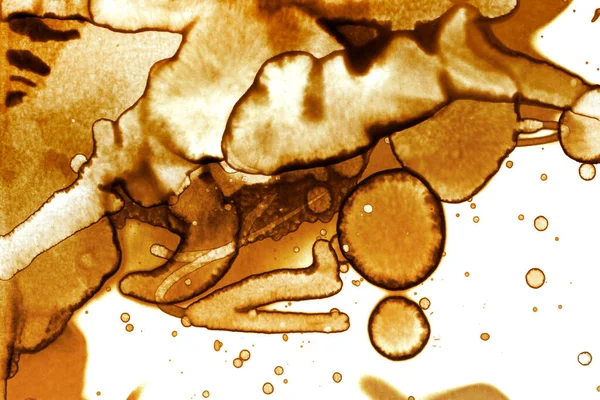 Coffee stain texture. Abstract spots. Psychological pictures. Abstract bubbles.