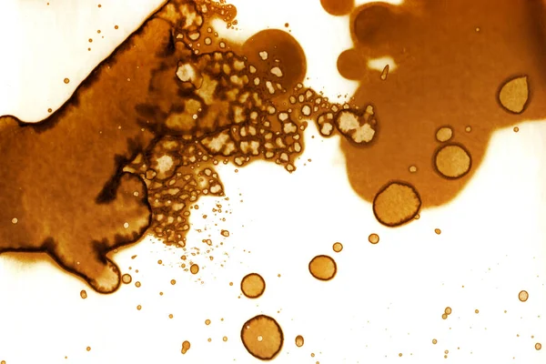 Coffee Stain Texture Abstract Spots Psychological Pictures Abstract Bubbles — Stock Photo, Image