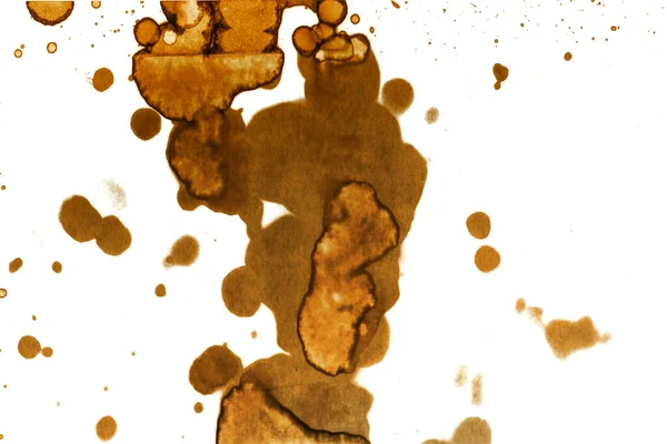 Coffee Stain Texture Abstract Spots Psychological Pictures Abstract Bubbles — Stock Photo, Image